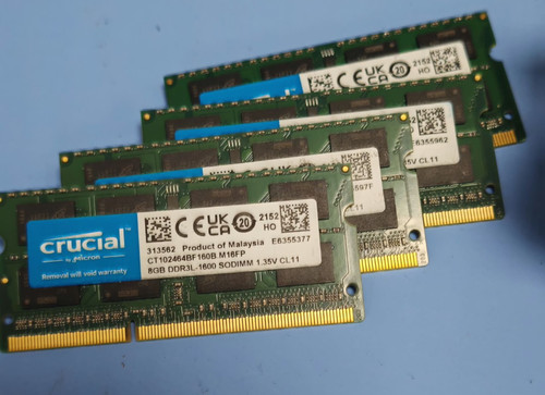 32gb crucial ddr3l 1600mhz - crucial,