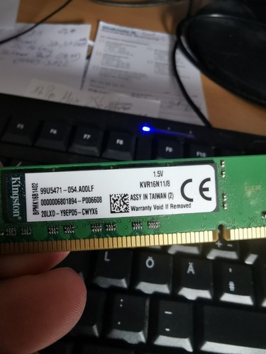Kingston kvr16e11 8gb - kingston, kvr16e11/8