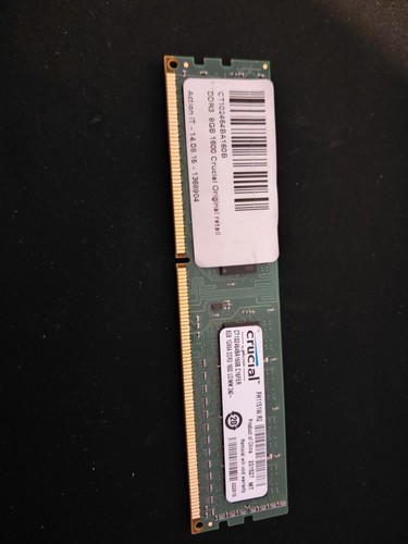 Crucial ddr3 ram - 8, 1600