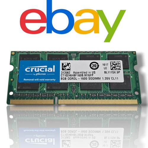 8gb ddr3l ram - crucial, by