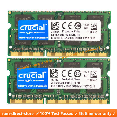 Crucial ddr3l 16gb 1600 - ddr3l,
