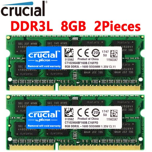 Crucial ddr3l ddr3 - crucial, 2x8gb