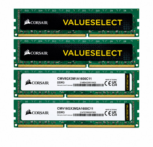 32gb corsair valueselect ddr3 - corsair,