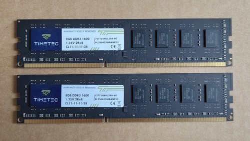 Timetec 8gb ddr3 1600mhz 2 - 8gb,