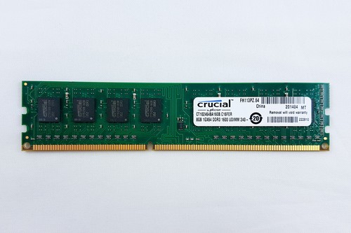Crucial 8gb ddr3 1600mhz - 8gb, ddr3-1600mhz